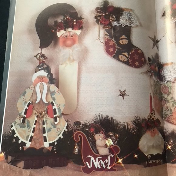 Seasons Greetings Rebecca Carter Christmas Tole Painting Christmas Santa 39 pgs. - Picture 6 of 8